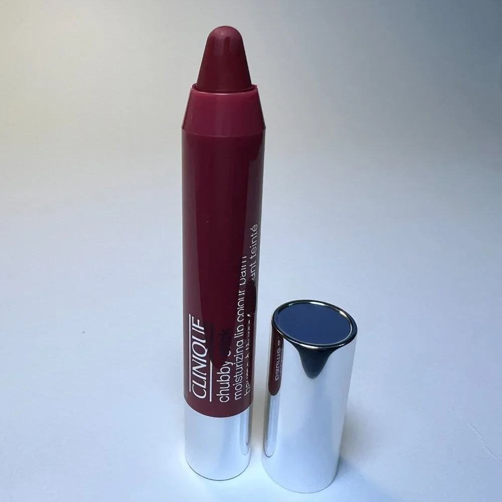 Clinique Chubby Stick Moisturizing Lip Color Balm 07 Super Strawberry Full Size